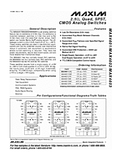 DataSheet MAX4602 pdf